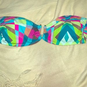 KIRRA MULTI COLOR BANDEAU SWIM TOP